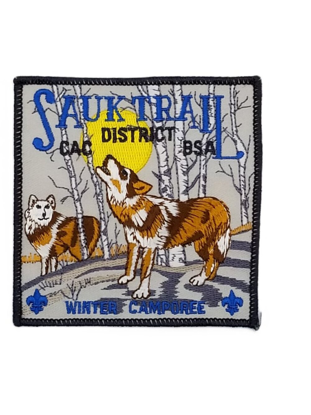 Chicago Area Council Illinois Sauk Trail Winter Camporee Patch BSA Wolves